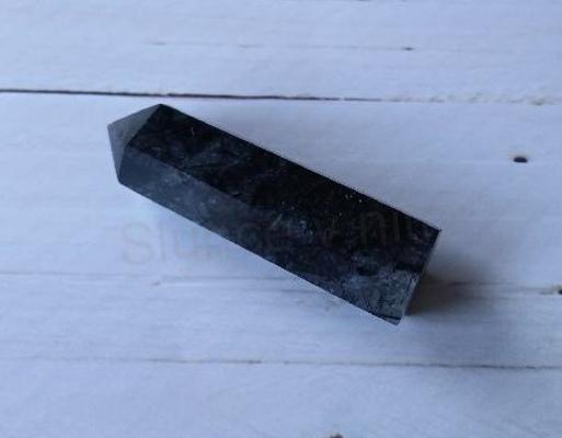 Turmalín v křemenu broušená špice 58 mm | 26 g (X1996)