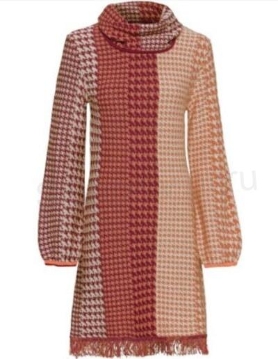 Úpletové šaty s rolákem více velikostí (K440)