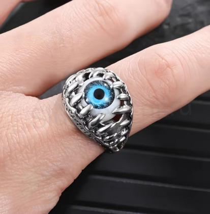 Gotický prsten dračí oko | 61 (BP529)