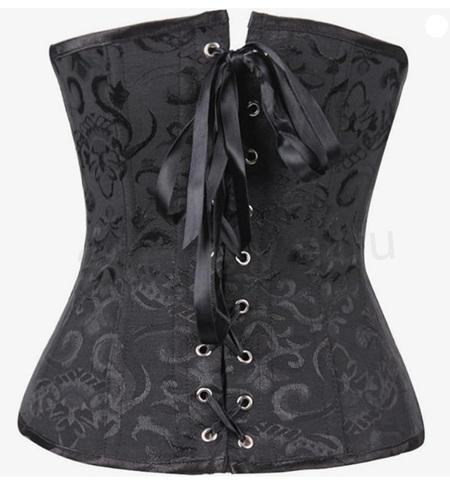  Dámský ozdobný zeštíhlující korzet velikost L (K630)