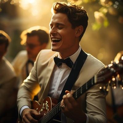 Pánský stylový motýlek s plastovou přezkou - černý (K639)