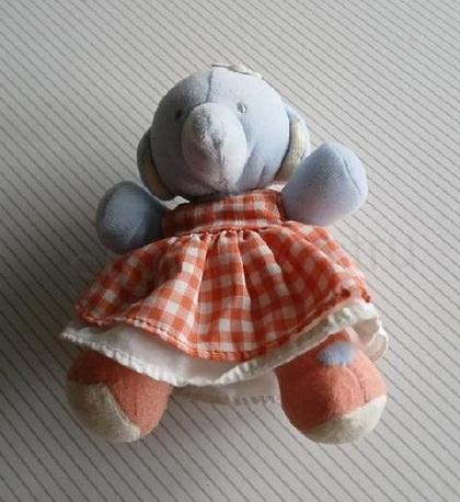 Plyšová hračka sloní slečna 15 cm (D1143)