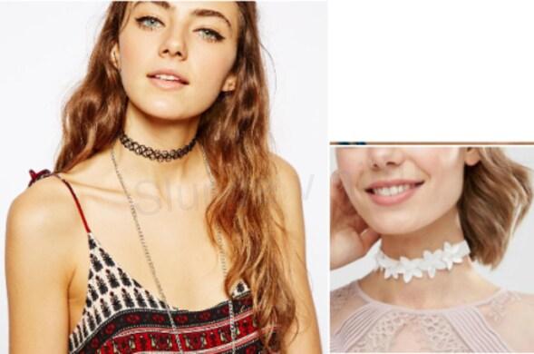 Náhrdelník choker krajkový (BD107)