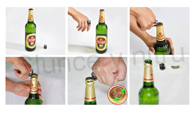 Prsten otvirák Lebka (BP206)