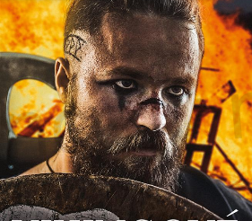 Vikinský náhrdelník s přívěškem drak a krystalem (BD220)