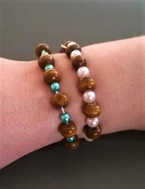 Dětský korálkový náramek - 14 cm (BC434)