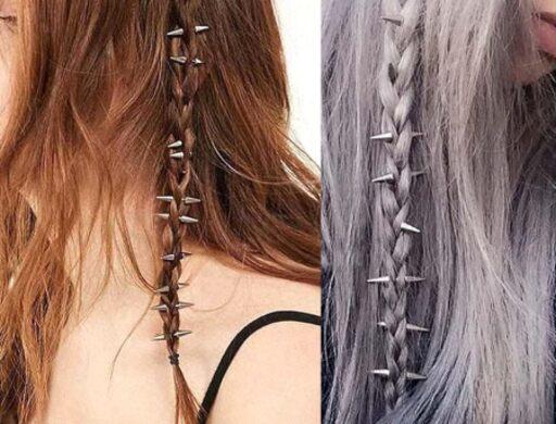 Náušnice z nerezové oceli kužel více barev (BB402)