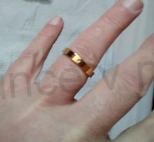 Prsten z chirurgické oceli hladký se zirkonem 5 mm (BP71)