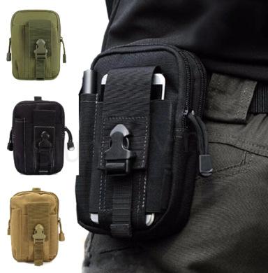 Vojenská taktická taška maskovaná na opasek (H175)