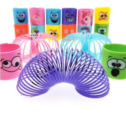 Magická spirála, pružina plastová mix (D419)