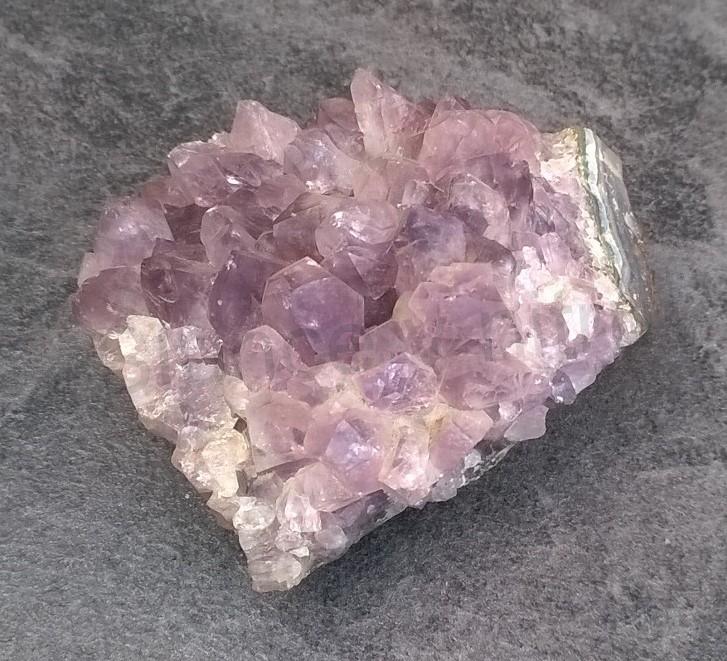 Ametyst drúza s chalcedonem 164,5 g (Uruguay) (X982)