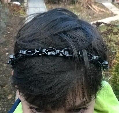 Čelenka dvouvrstvá se skřipci hnědá (H324)