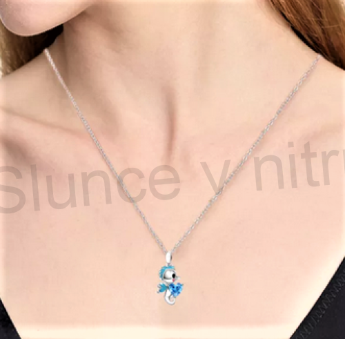 Náhrdelník s přívěškem mořský koník (BD574)
