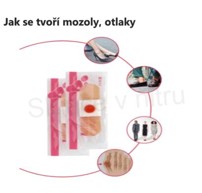Zdravotní detoxikační náplast na odstranění mozolů, otlaků na nohách - 6 küsů (F47)