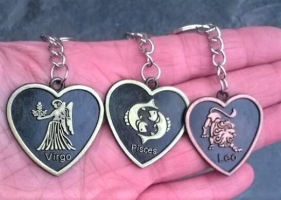 Klíčenka, přívěšek na klíče znamení zvěrokruhů panna (H365)