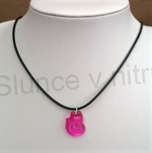 Náhrdelník Liška z Lampglas skla (BD601)