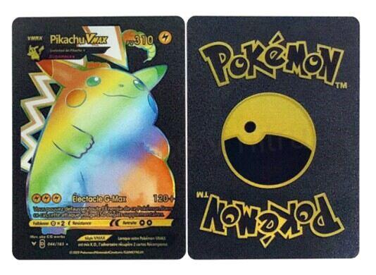 Pokemon černá foliová karta 5 ks/bal (D707)