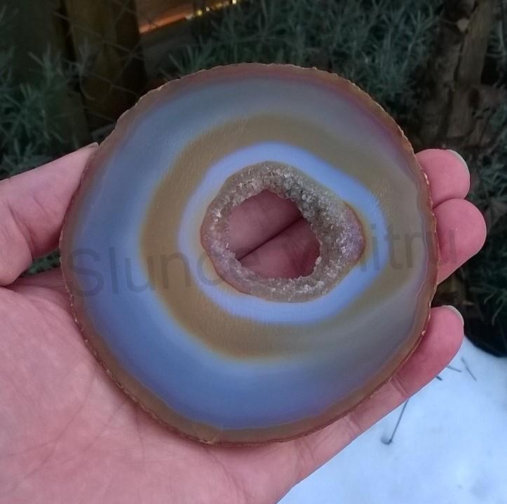 Achát plátek výběr 101g - (Brazílie) (X1394)