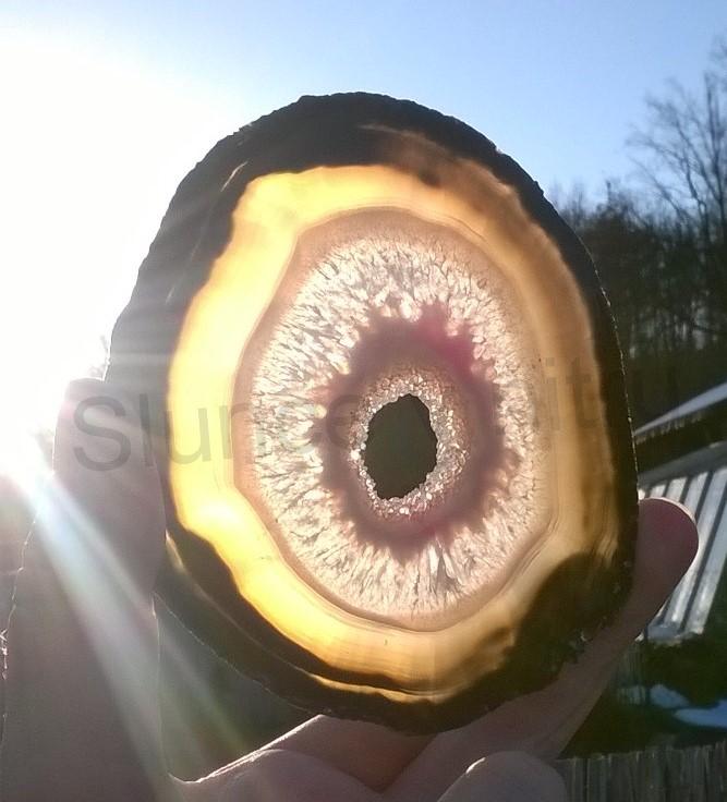 Achát plátek výběr 131g - (Brazílie) (X1397)