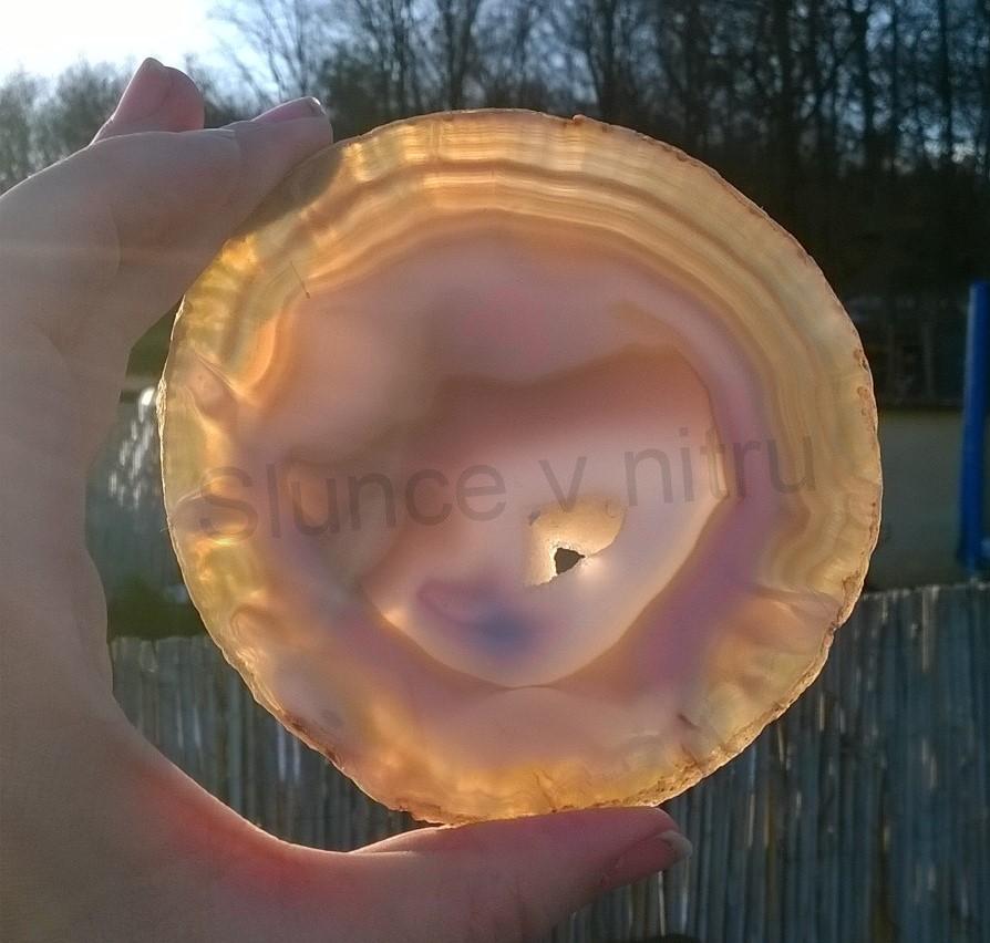 Achát plátek výběr 132g - (Brazílie) (X1398)