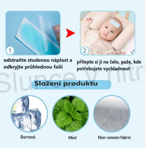 Gelová náplast na horečku 5 ks (F53)