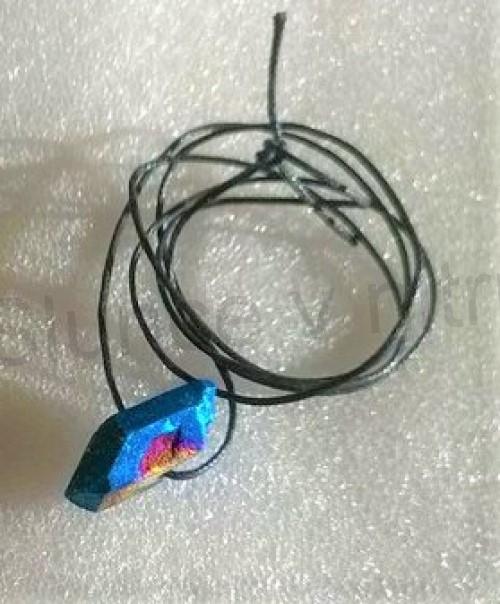 Minerální náhrdelník Aqua Aura Titanium (X1486)