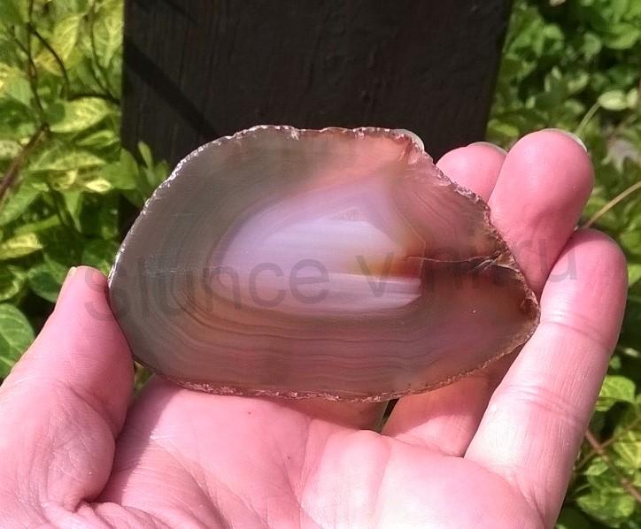 Achát plátek 34g - (Brazílie) (X1634)