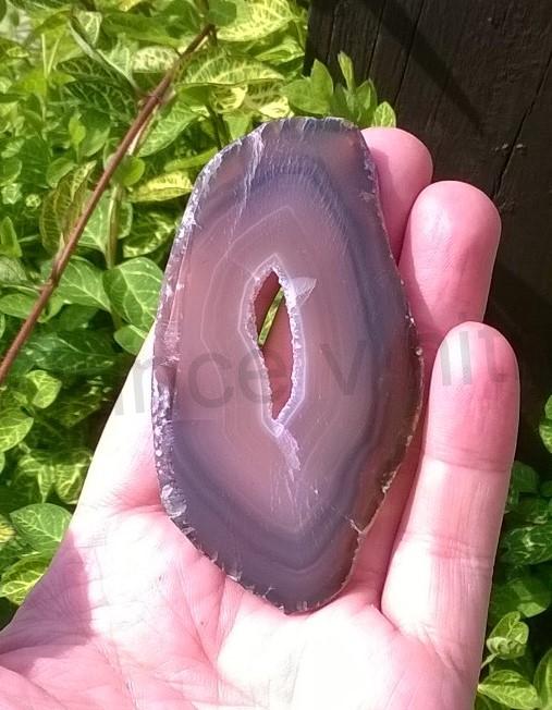 Achát plátek 34g - (Brazílie) (X1636)