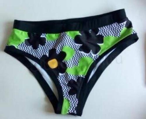 Dámské dvoudílné plavky zelené 2XL (K339)