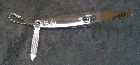 Klíčenka kleštičiy, štípačky na nechty málé s pilníkem (G60)