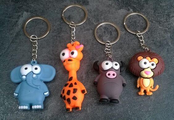 Kličenka, přívěšek Zvířátka s Velkýma očima 3D Zebra (H465)