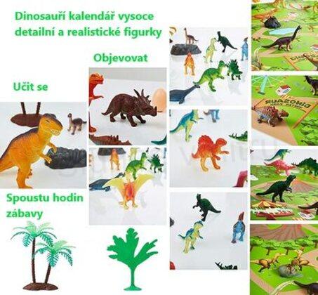Velký adventní kalendář dinosaurus (D918)
