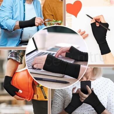 Kompresní bezprstové rukavice při artróze, Revmatoida velikost M (F69)