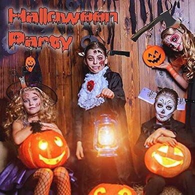 Halloween čelenka sekáček s tetováním (K534)