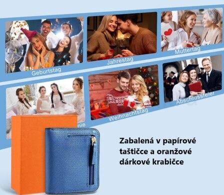 Dámská peněženka s RFID ochranou proti krádeži (J40)