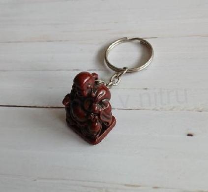 Klíčenka, přívěšek na klíče Feng Shui 3D Buddha (H635)