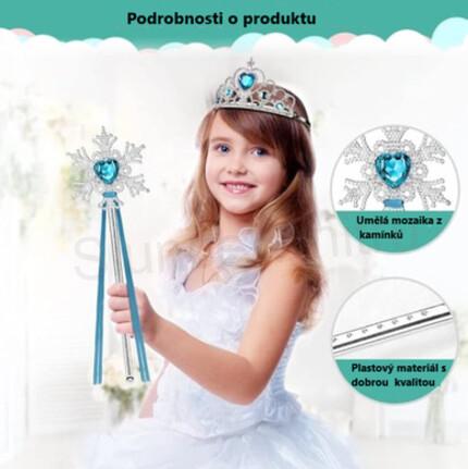 Dětský kostým ELSA Sněhová královna věk 3 - 10 let (W247)