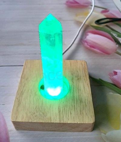 Fluorit zelený broušená špice 99 mm | 88 g (X1990)