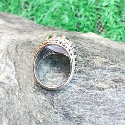Gotický prsten dračí oko | 61 (BP529)
