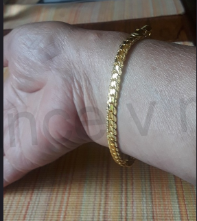 Pozlacený řetízkový náramek (BC322)