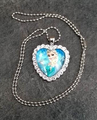 Náhrdelník s přívěškem Elsa ledové království (BD177)
