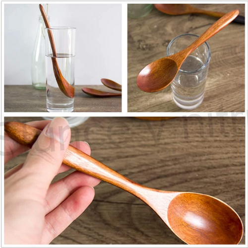 Dřevěná bambusová lžíce (L27)