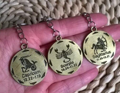 Klíčenka, přívěšek na klíče znamení zvěrokruhů lev (H387)