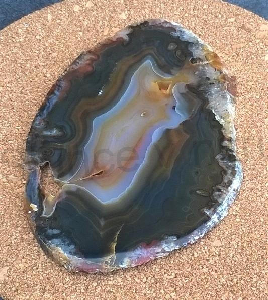 Achát plátek výběr 120g - (Brazílie) (X1308)