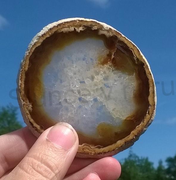 Achát plátek výběrový 56g - (Brazílie) (X1312)