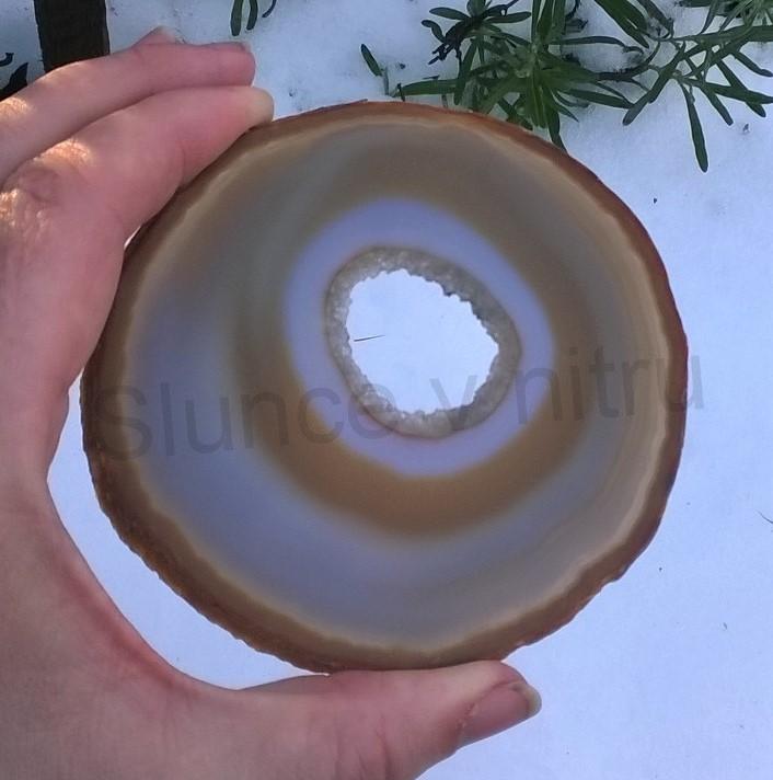 Achát plátek výběr 101g - (Brazílie) (X1394)