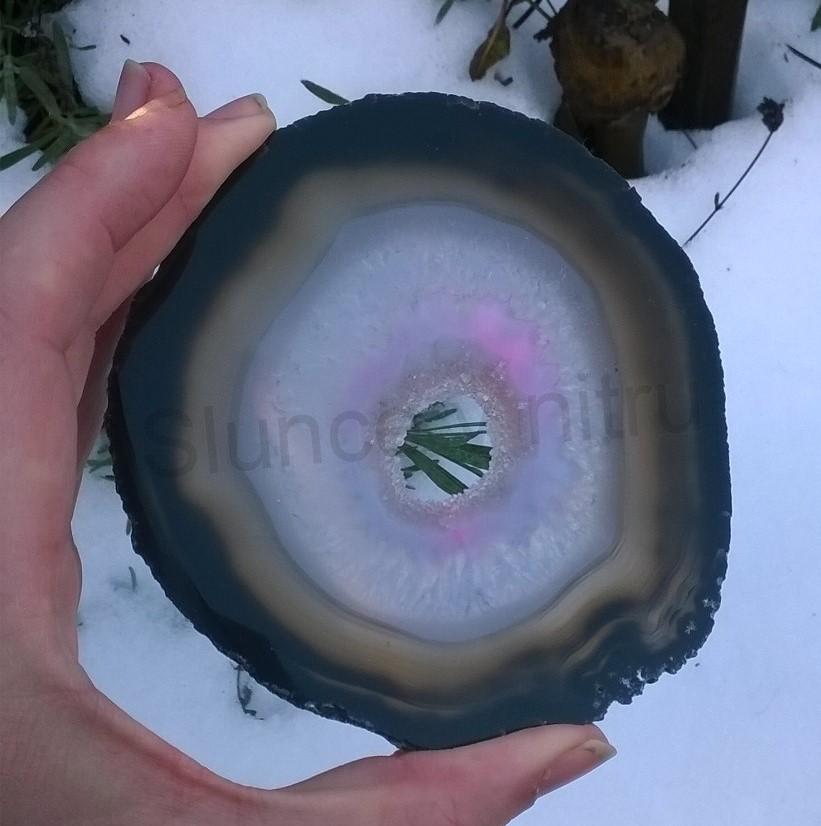 Achát plátek výběr 131g - (Brazílie) (X1397)