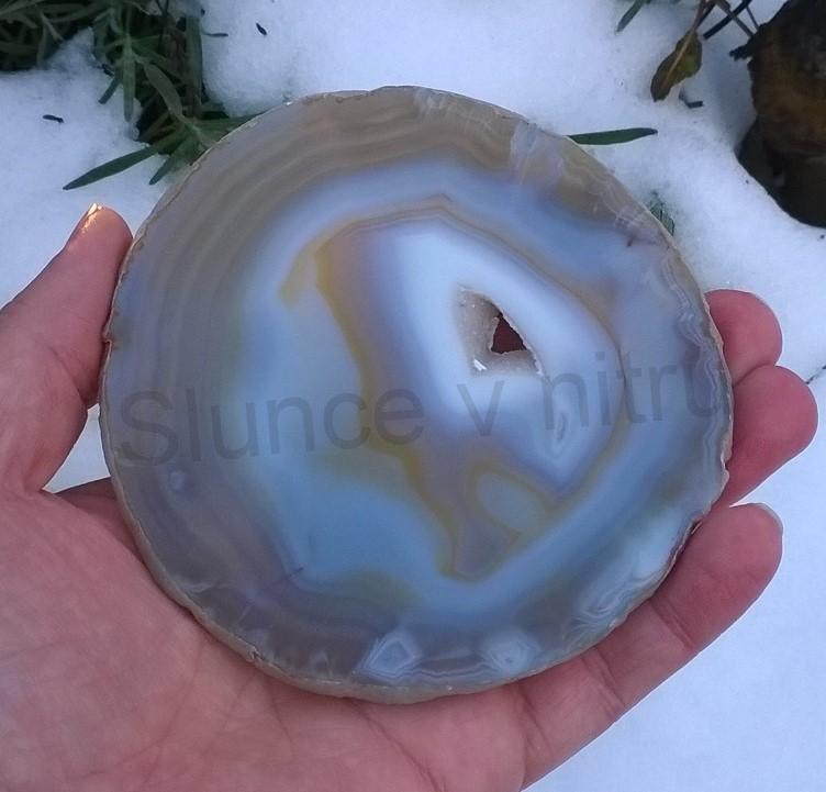 Achát plátek výběr 132g - (Brazílie) (X1398)