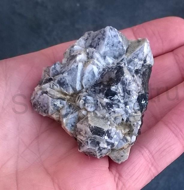 Drúza Morionu s ametystem 78 g (Česká Republika) (X1461)