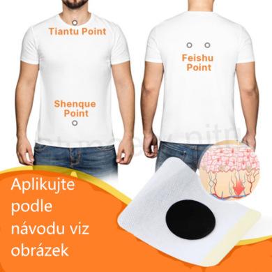 Léčivá náplast proti kašli 8 ks (F49)